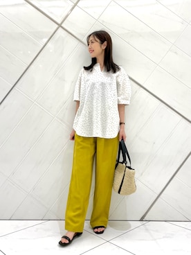 井上　裕美さん（レディース・158cm）の夏コーディネート