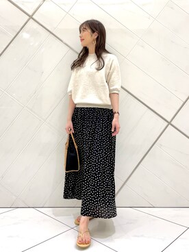 井上　裕美さん（レディース・158cm）の春コーディネート