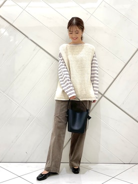 井上 裕美さん(レディース・158cm)の秋コーディネート