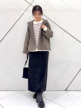 「URBAN RESEARCH DOORS(アーバンリサーチドアーズ)のアイテム」を使った、井上 裕美さん(レディース・158cm)の秋コーディネート