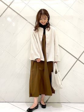 井上 裕美さん(レディース・158cm)の秋コーディネート