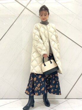 井上　裕美さん（レディース・158cm）の冬コーディネート