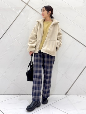 井上 裕美さん(レディース・158cm)の冬コーディネート