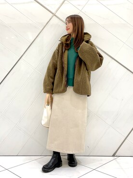 井上 裕美さん(レディース・158cm)の冬コーディネート