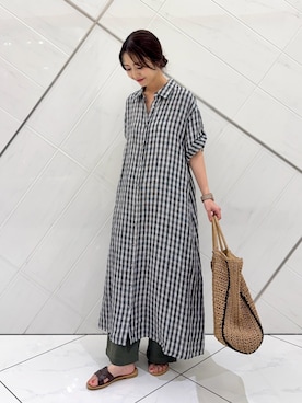 井上　裕美さん（レディース・158cm）の春コーディネート