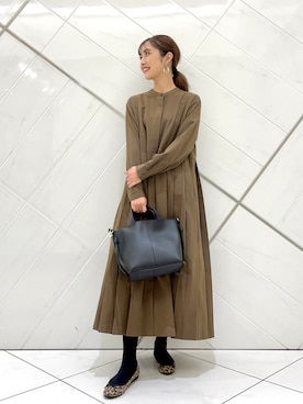 井上　裕美さん（レディース・158cm）の秋コーディネート