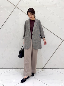 井上　裕美さん（レディース・158cm）の春コーディネート