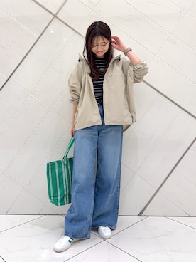 井上　裕美さん（レディース・158cm）の春コーディネート