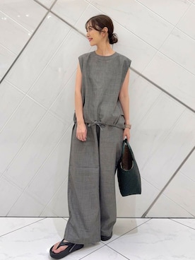 井上　裕美さん（レディース・158cm）の夏コーディネート