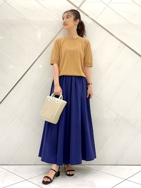 井上　裕美さん（レディース・158cm）の夏コーディネート