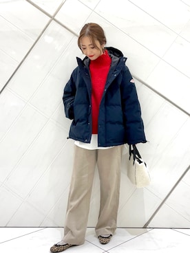 井上　裕美さん（レディース・158cm）の冬コーディネート