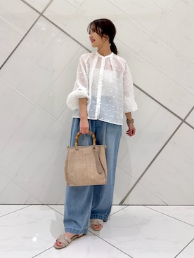 井上　裕美さん（レディース・158cm）の春コーディネート