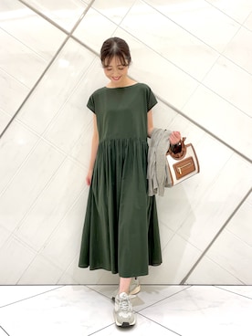 井上　裕美さん（レディース・158cm）の夏コーディネート