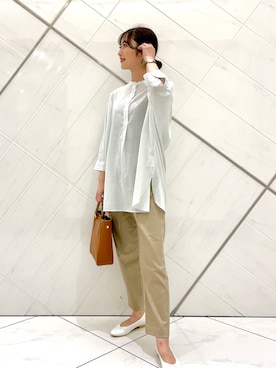 井上　裕美さん（レディース・158cm）の夏コーディネート