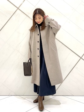 井上　裕美さん（レディース・158cm）の秋コーディネート