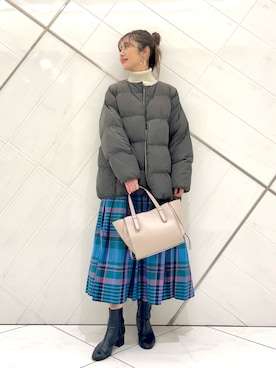 井上　裕美さん（レディース・158cm）の冬コーディネート