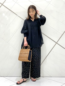 井上　裕美さん（レディース・158cm）の春コーディネート