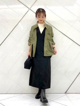 井上　裕美さん（レディース・158cm）の秋コーディネート