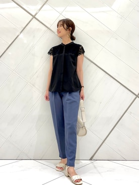 井上 裕美さん(レディース・158cm)の夏コーディネート