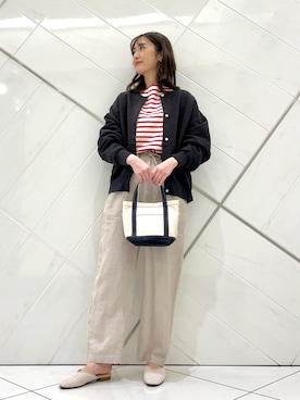 「orcival」｜「アイテム（その他）」を使った、イノウエ ユミさん（レディース・158cm）の春コーディネート