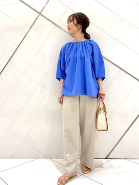 井上　裕美さん（レディース・158cm）の夏コーディネート