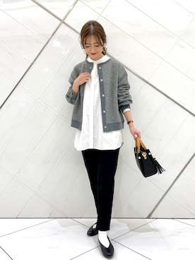 「URBAN RESEARCH DOORS」｜井上　裕美さん（レディース・158cm）の秋コーディネート