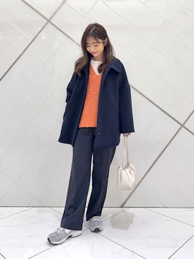 「アーバンリサーチドアーズ」｜井上　裕美さん（レディース・158cm）の冬コーディネート