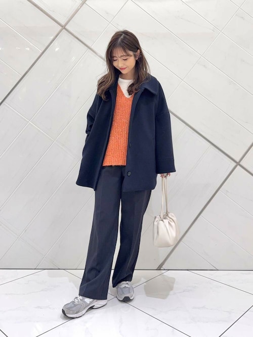 ●新品アーバンリサーチwarehouse レースインナー付きVネックトップス/PBE/URBAN RESEARCH● セールMIXカラーVネックニット（ニット⁄セーター）｜URBAN RESEARCH