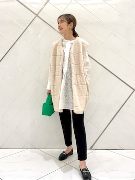 井上　裕美さん（レディース・158cm）の秋コーディネート