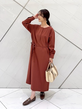 井上 裕美さん(レディース・158cm)の秋コーディネート