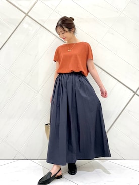 井上　裕美さん（レディース・158cm）の夏コーディネート