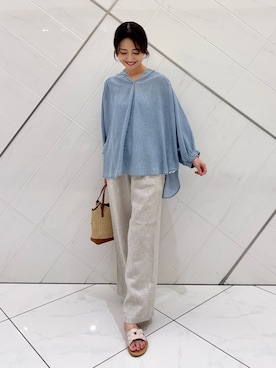 井上 裕美さん(レディース・158cm)の夏コーディネート