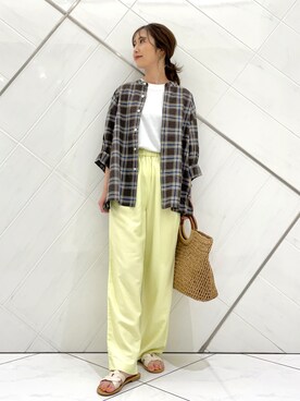 井上　裕美さん（レディース・158cm）の春コーディネート