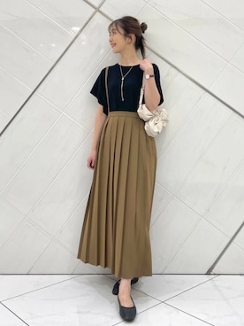 井上　裕美さん（レディース・158cm）の夏コーディネート