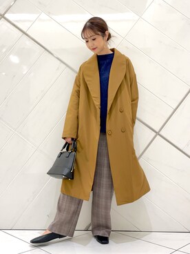 井上　裕美さん（レディース・158cm）の秋コーディネート