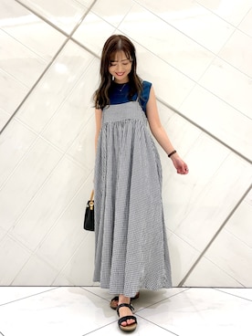 井上　裕美さん（レディース・158cm）の夏コーディネート