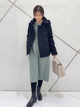 井上 裕美さん(レディース・158cm)の冬コーディネート