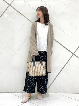 「MARCO BIANCHINI（マルコビアンチーニ）のアイテム（その他）」を使った、イノウエ ユミさん（レディース・158cm）の春コーディネート