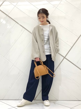 井上 裕美さん(レディース・158cm)の冬コーディネート
