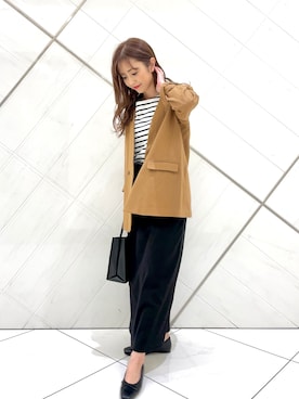 井上　裕美さん（レディース・158cm）の春コーディネート