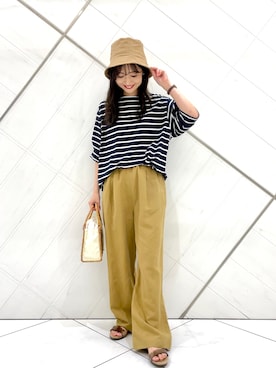 井上 裕美さん(レディース・158cm)の夏コーディネート