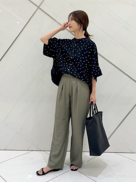 井上 裕美さん(レディース・158cm)の夏コーディネート