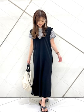 井上　裕美さん（レディース・158cm）の夏コーディネート