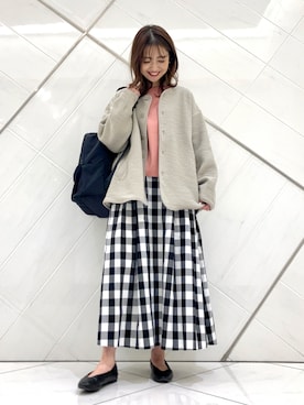 井上　裕美さん（レディース・158cm）の冬コーディネート