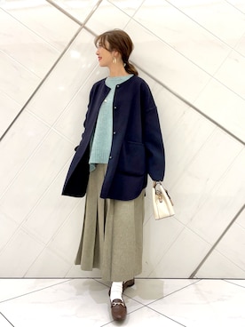 「URBAN RESEARCH DOORS」｜井上　裕美さん（レディース・158cm）の秋コーディネート