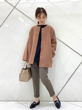 井上 裕美さん(レディース・158cm)の秋コーディネート