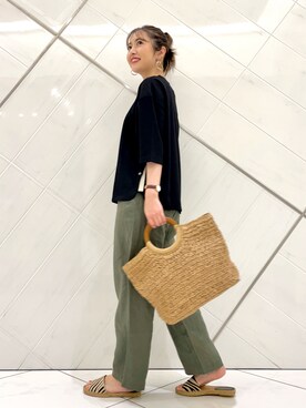 井上 裕美さん(レディース・158cm)の夏コーディネート