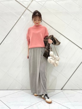 「アイテム（その他アウター）」を使った、井上　裕美さん（レディース・158cm）の夏コーディネート