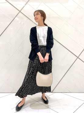 井上　裕美さん（レディース・158cm）の春コーディネート