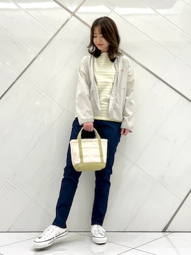 井上　裕美さん（レディース・158cm）の春コーディネート